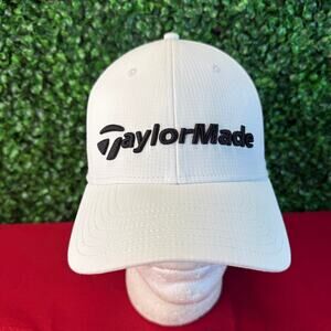 TaylorMade Stealth 2 Golf Hat TD5 White Adjustable Strapback Cap Adult Hat